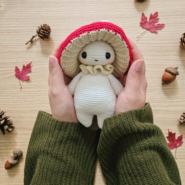 Mushroom guy - critter stitch crochet pattern / amigurumi - Image 7