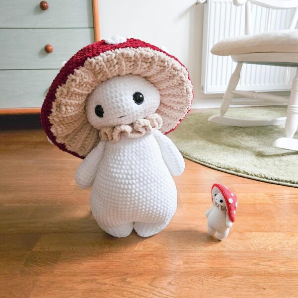 Mushroom guy - critter stitch crochet pattern / amigurumi