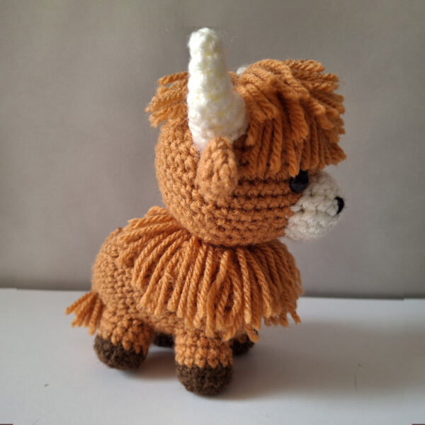 Tiny Highland Cow Crochet Pattern , Amigurumi Baby Animal Cattle With Crochet PDF Ebook , Animal Beginners Crochet Kids Toy Pattern - Image 8