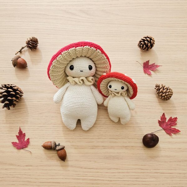 Mushroom guy - critter stitch crochet pattern / amigurumi - Image 9